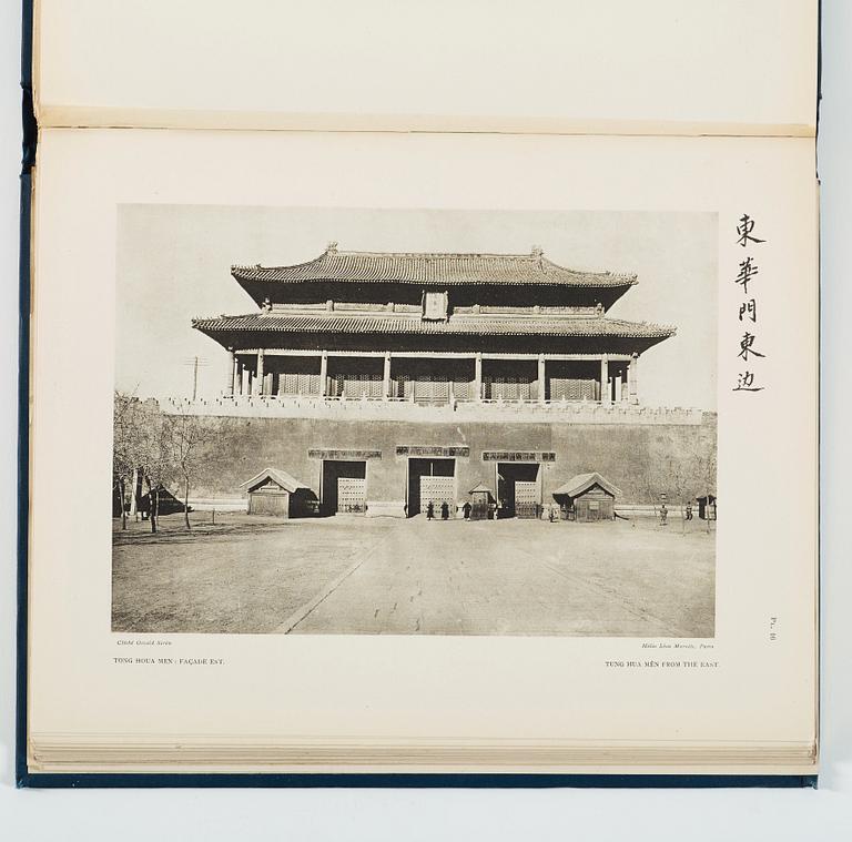 BOK, en volym. Osvald Siren, The Imperial Palaces of Peking. Paris och Bryssel, MCMXXVI.