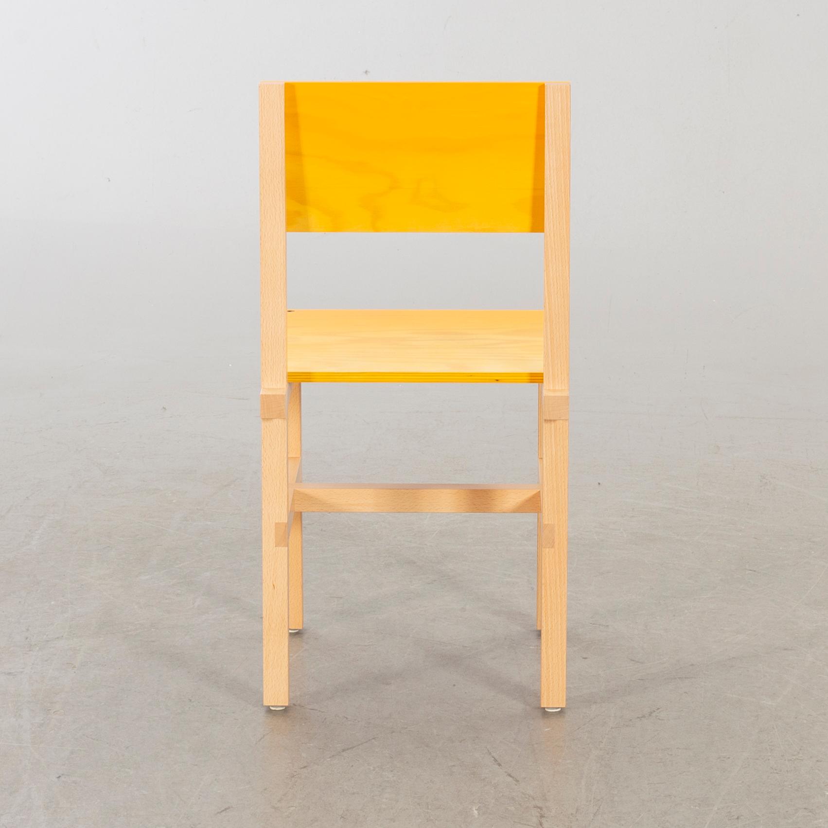 FREDRIK PAULSEN, "Röhsska"Designbaren, stol, Blå Station 2020, Stol 53/102.