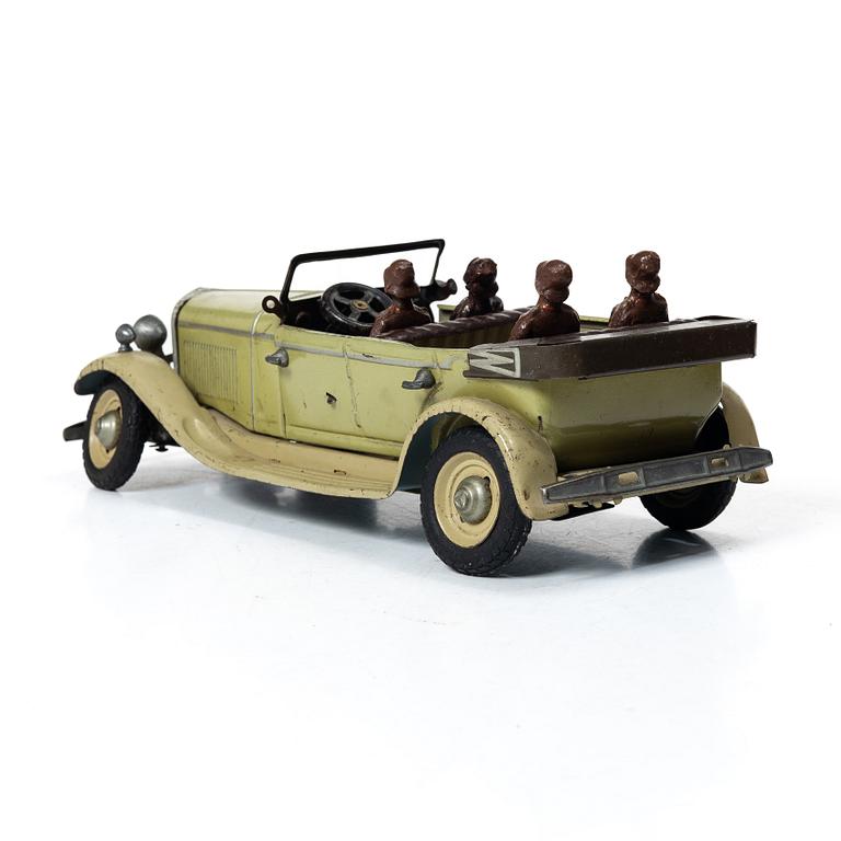 Tipp & Co, tinplate car, “Führerwagen”, 1930s.