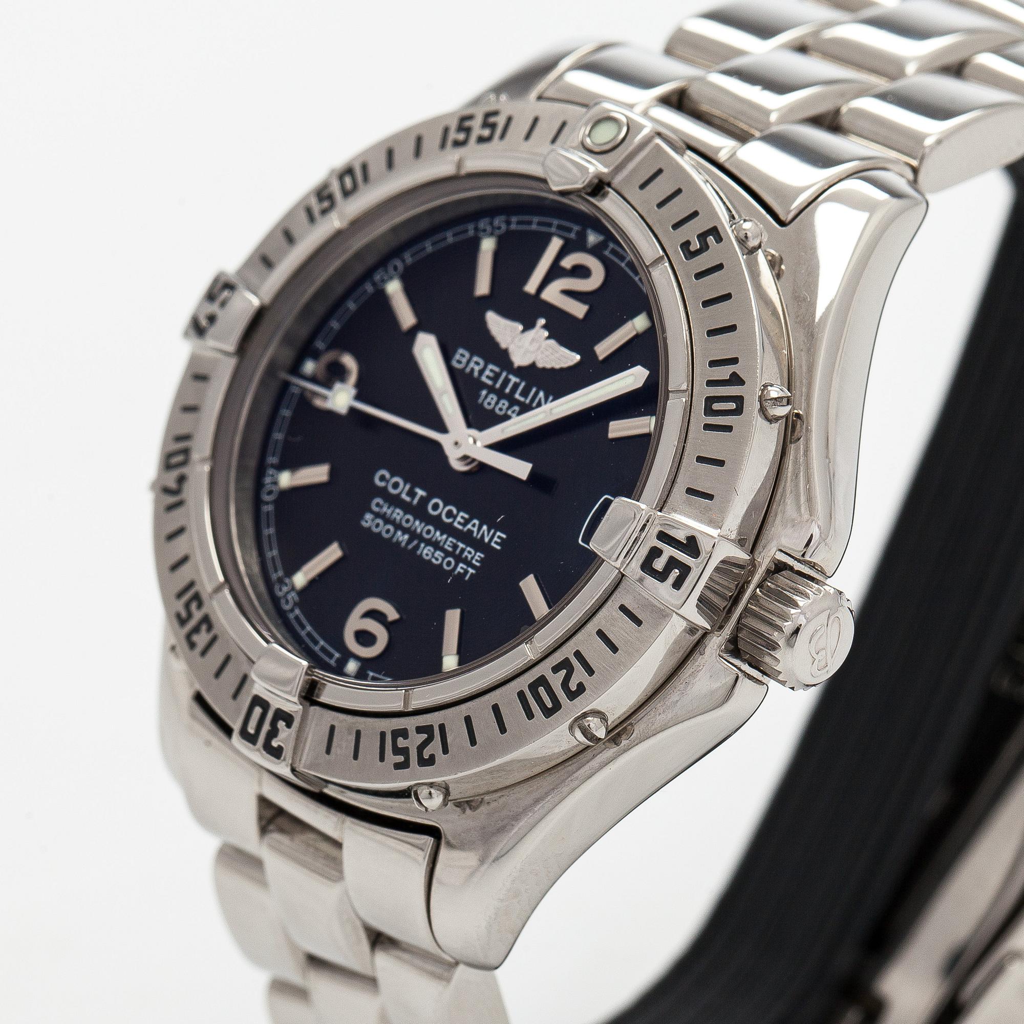 Breitling, Colt Océane, wristwatch, 34 mm.