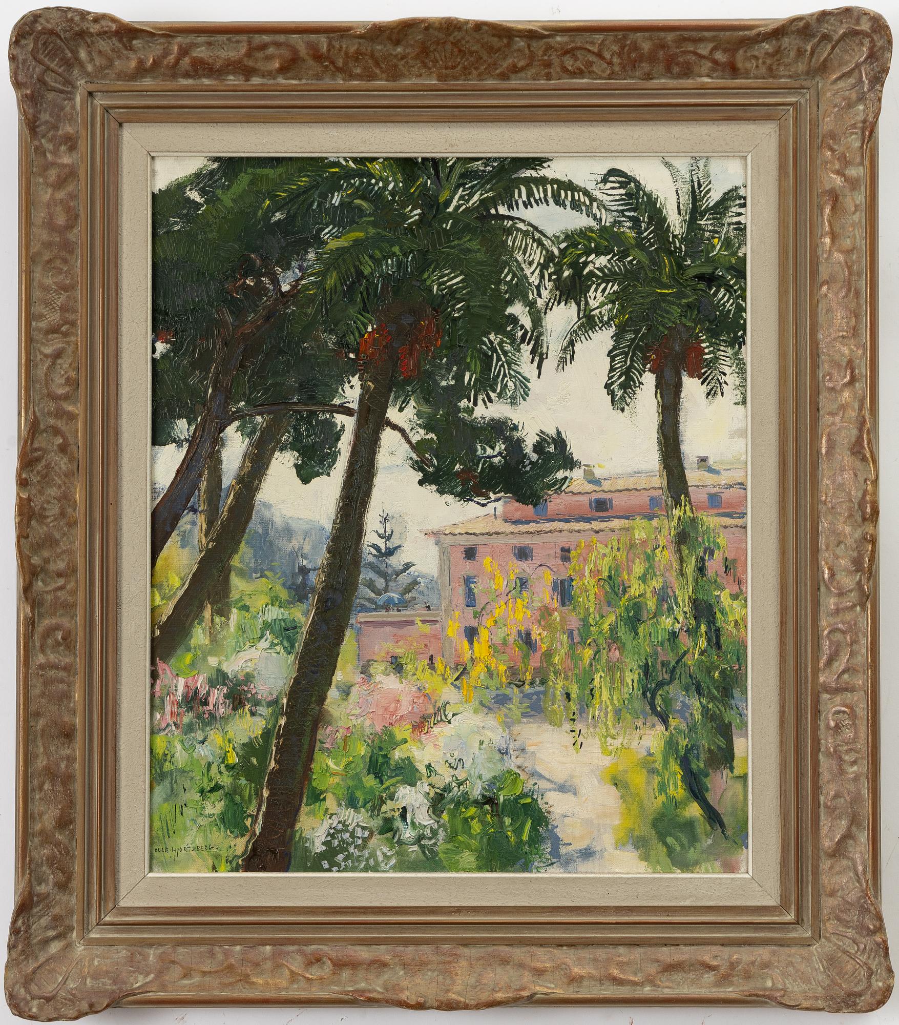Olle Hjortzberg, Southern landscape.