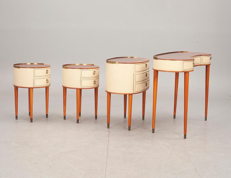 SOVRUMSMÖBLEMANG, 6 delar. Bl.a Halvdan Pettersson, Möbelfabrik, Tibro, 1950-tal.