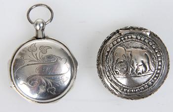 DOSOR, 3 st, silver, 1800/1900-tal. 54 g.