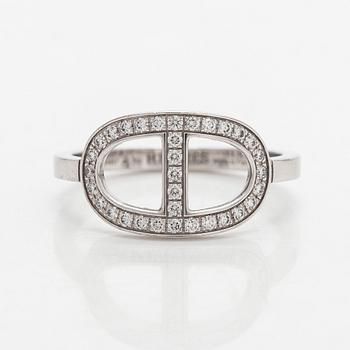 Hermès, ring, "Chaine d'Ancre Contour", 18K vitguld och diamanter.