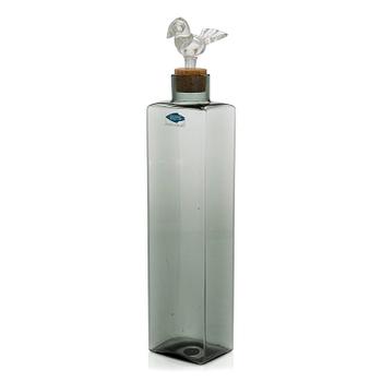 Kaj Franck, a 'Raven Bottle' decanter, model KF 508, signed K. Franck Nuutajärvi Notsjö -64.