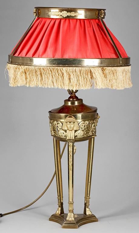 BORDSLAMPA, empirestil, 1900-talets början.