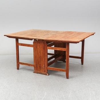 A Swedish 19th century gateleg table.