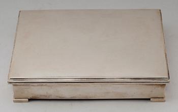 CIGARETTSKRIN, silver, RHE, Stockholm 1959. Total vikt 491 g.