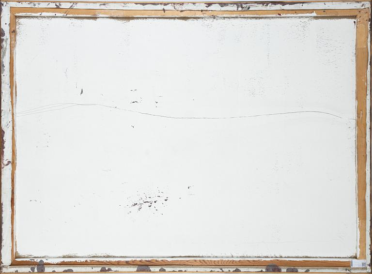 Johannes Falk, mixed media on canvas, signed.