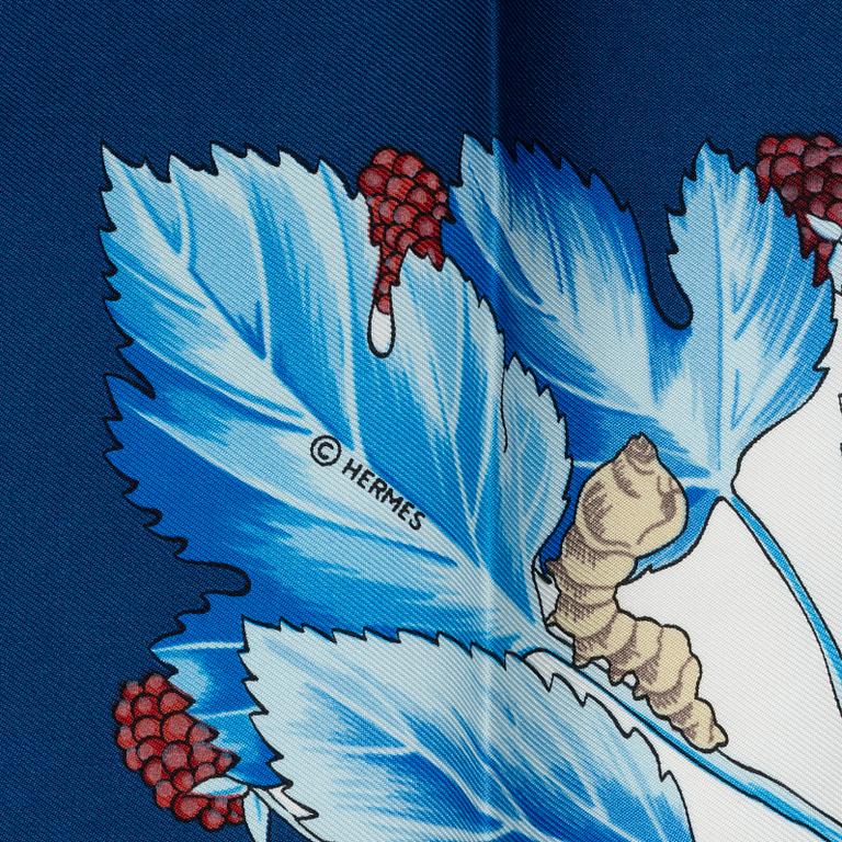 Hermès, scarf, "L'arbre de soie'".