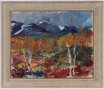 Tord Leander-Engström, Autumn Landscape.