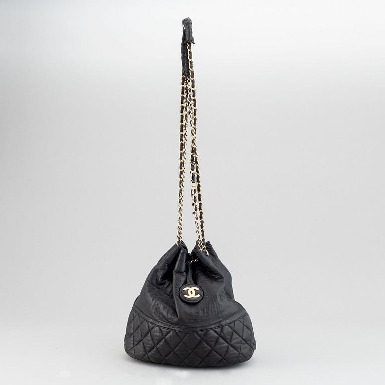 Chanel, väska, drawstring bag.
