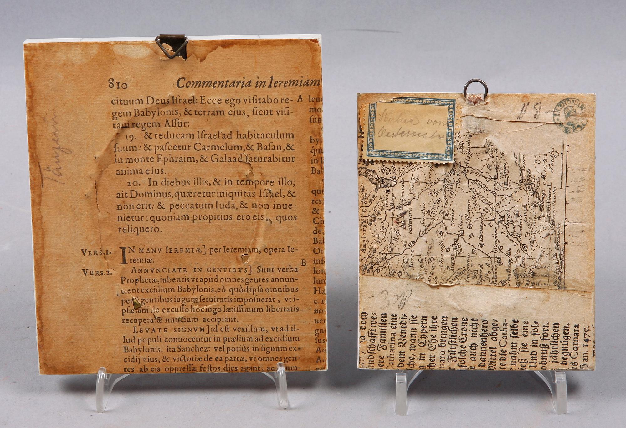 MINIATYRMÅLNINGAR, 2 st, tidigt 1900-tal.