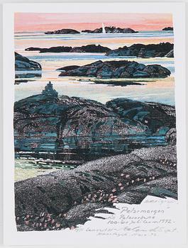 ROLAND SVENSSON, litografier, 2 st samt 1 st serigrafi, signerade.