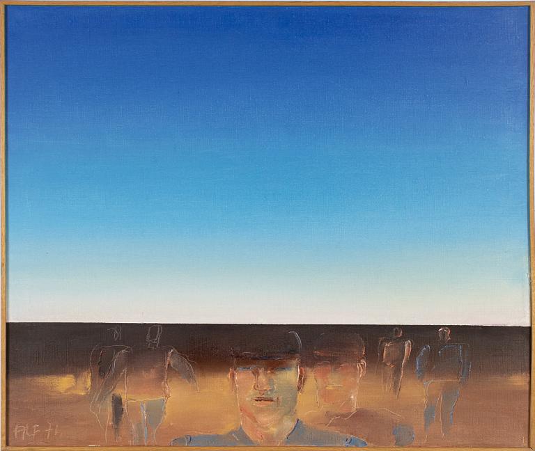Alf Olsson, oil on canvas, signed and dated -71.
