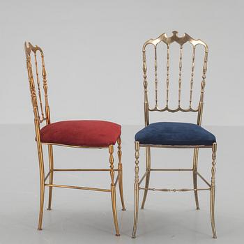 STOLAR, 2 st, troligen Chiavari, Italien, 1900-talets mitt/andra hälft.