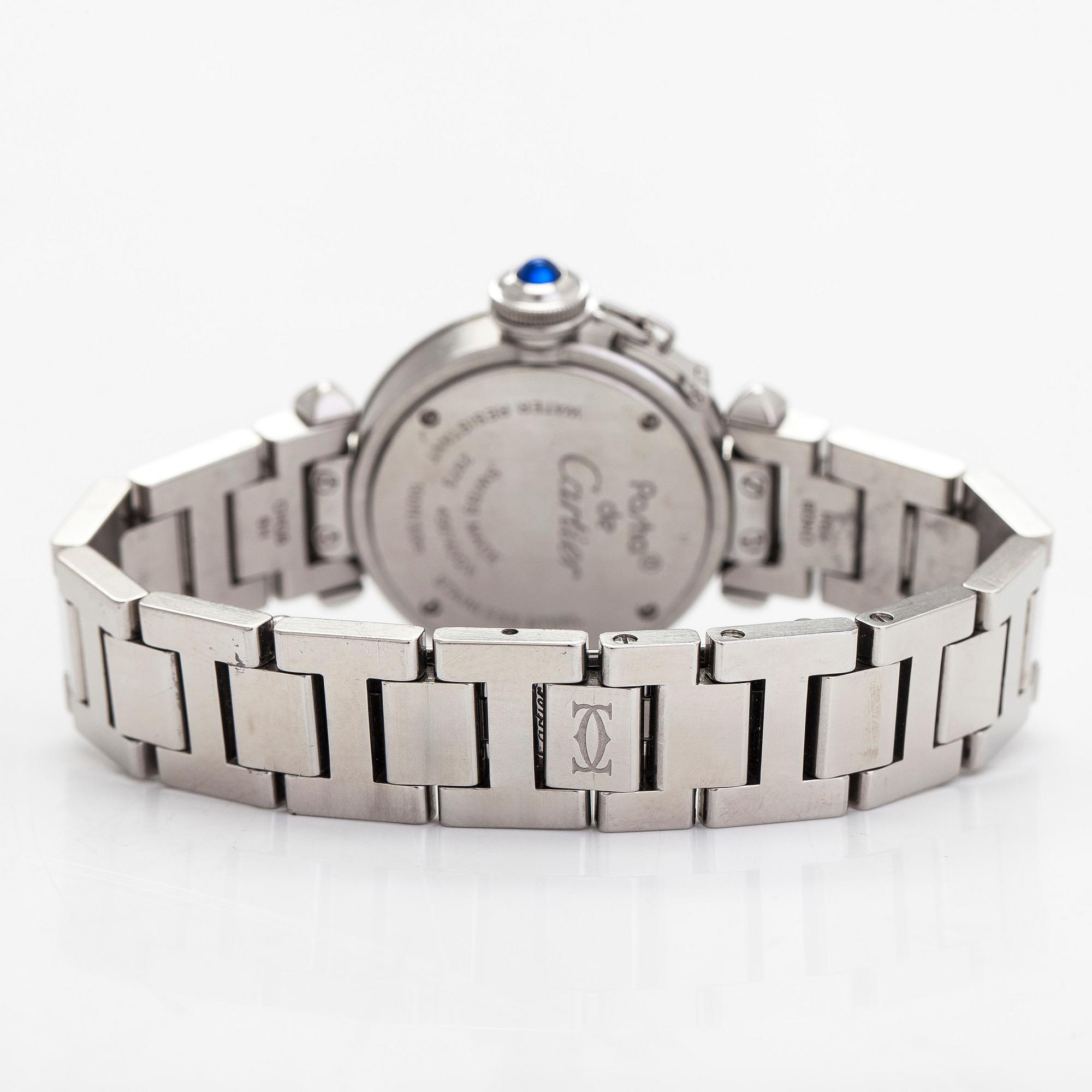 Cartier, Pasha, armbandsur, 27 mm.