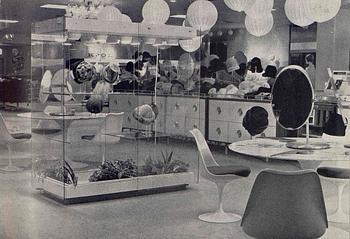 Bertil Brisborg, attributed to, an imposing pair of ceiling lamps, Nordiska Kompaniet, ca. 1957-60.