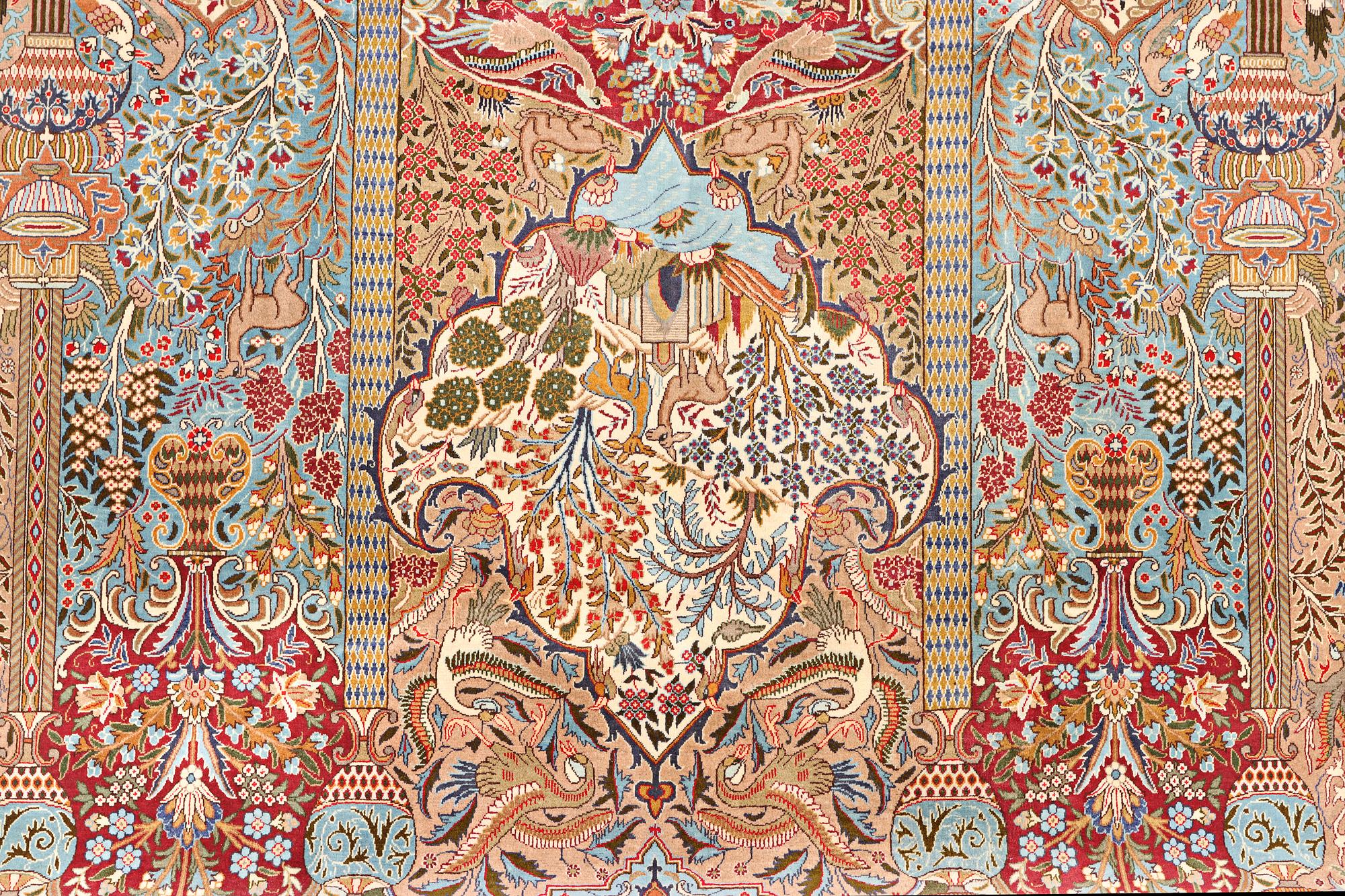 A Kazak carpet, c. 383 x 292 cm.