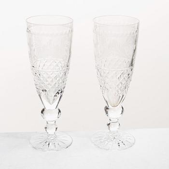 Champagneglas, 7 st, "Elvira Madigan", Kosta.