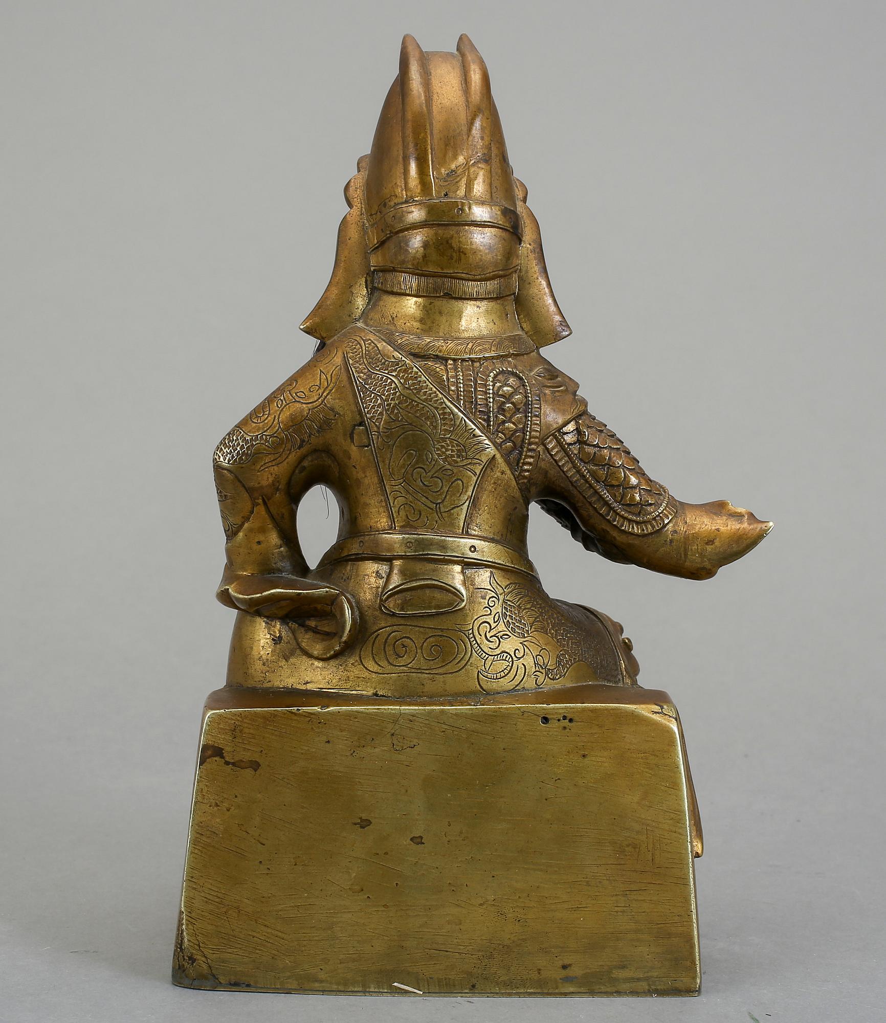 SKULPTUR, brons, Kina, tidigt 1900-tal.