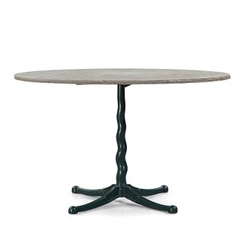 270. Josef Frank, attributed to, a cast iron table with granite top, Firma Svenskt Tenn, Sweden, 1930s-40s.