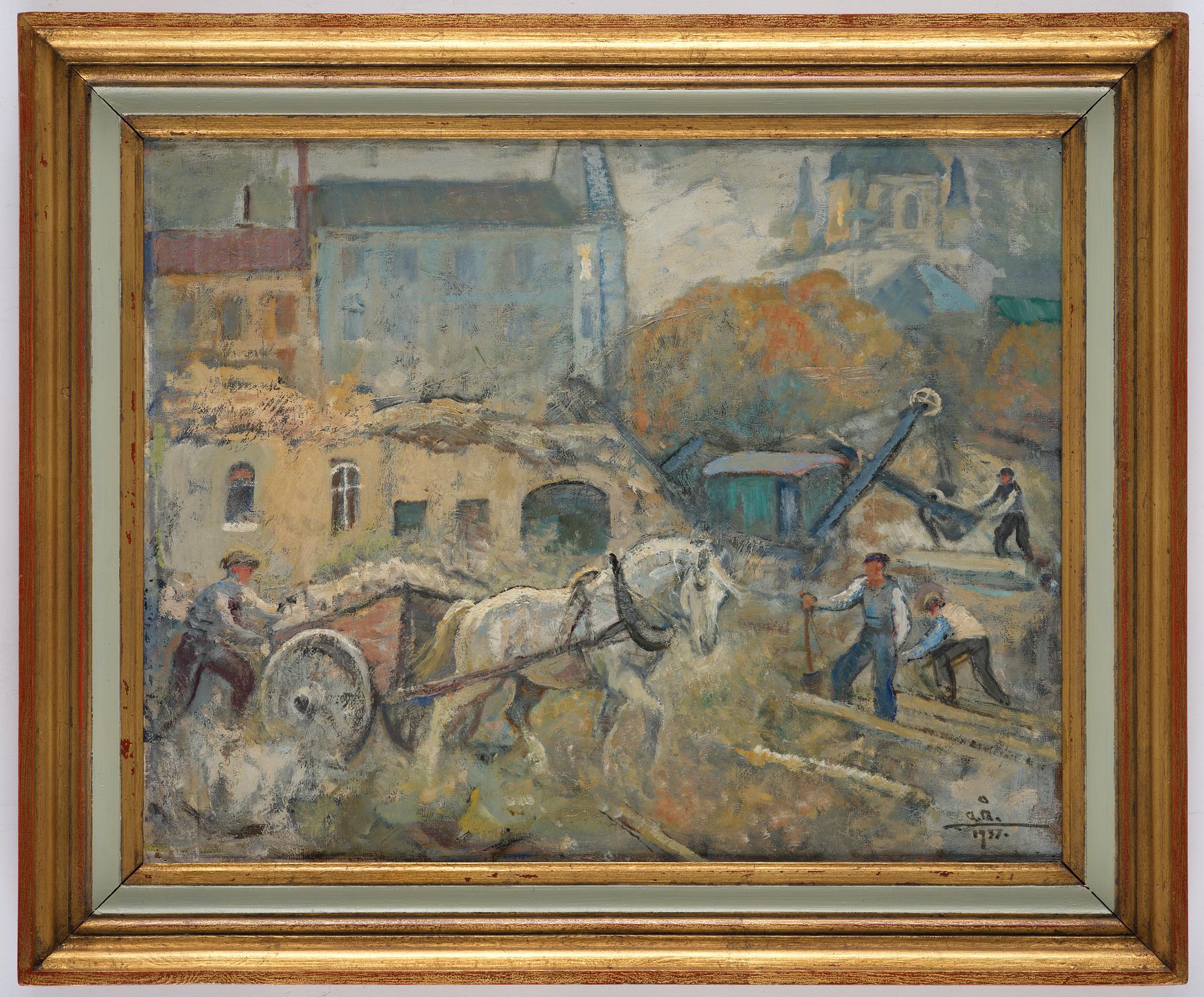 Acke Åslund, Worker out in the field.