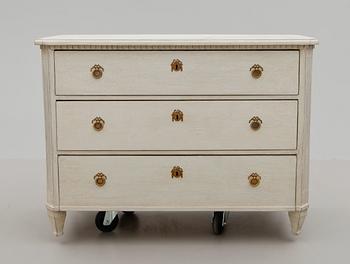 BYRÅ, gustaviansk stil, 1800-tal.