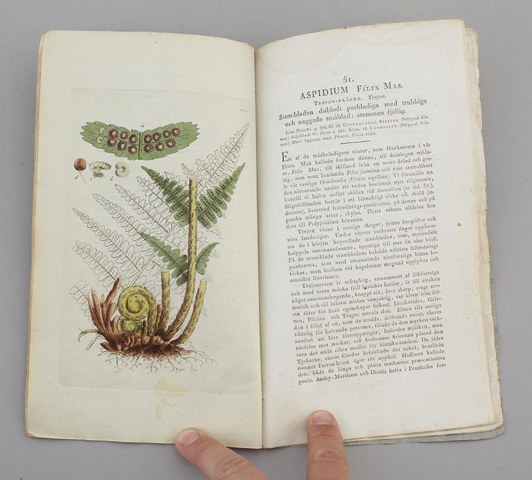 JOHAN WILHELM PALMSTRUCH, "Svensk Botanik, vol I-V. 1803-1805.