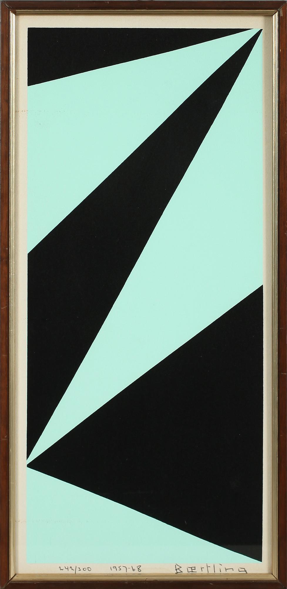 OLLE BAERTLING, färglitografi, signerad och daterad 1957-68, numrerad 242/300.