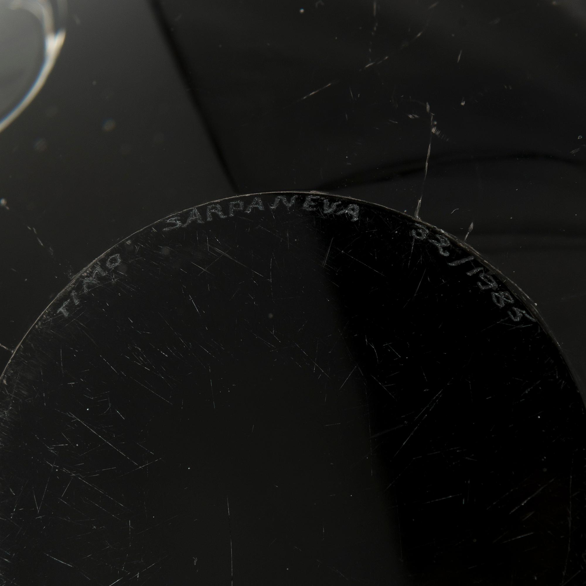 Timo Sarpaneva, glasskulptur "Claritas", signerad Timo Sarpaneva.