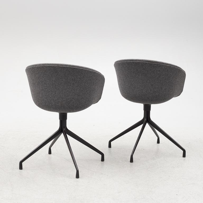 Hee Welling, stolar, ett par, "About A Chair 20", Hay, Danmark, 2000-tal.