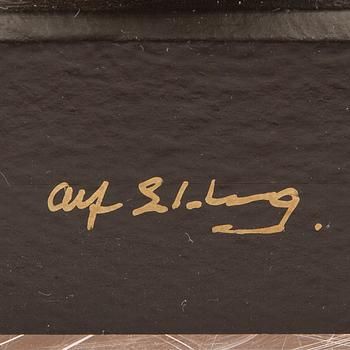 Alf Ekberg, Alf Ekberg, skulptur signerad.