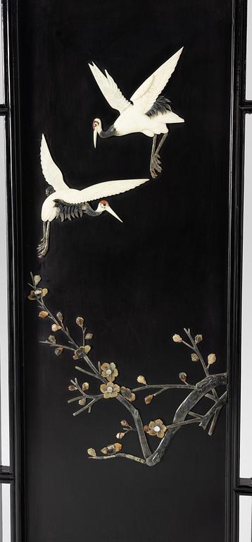Folding screen, China, 20th Century.