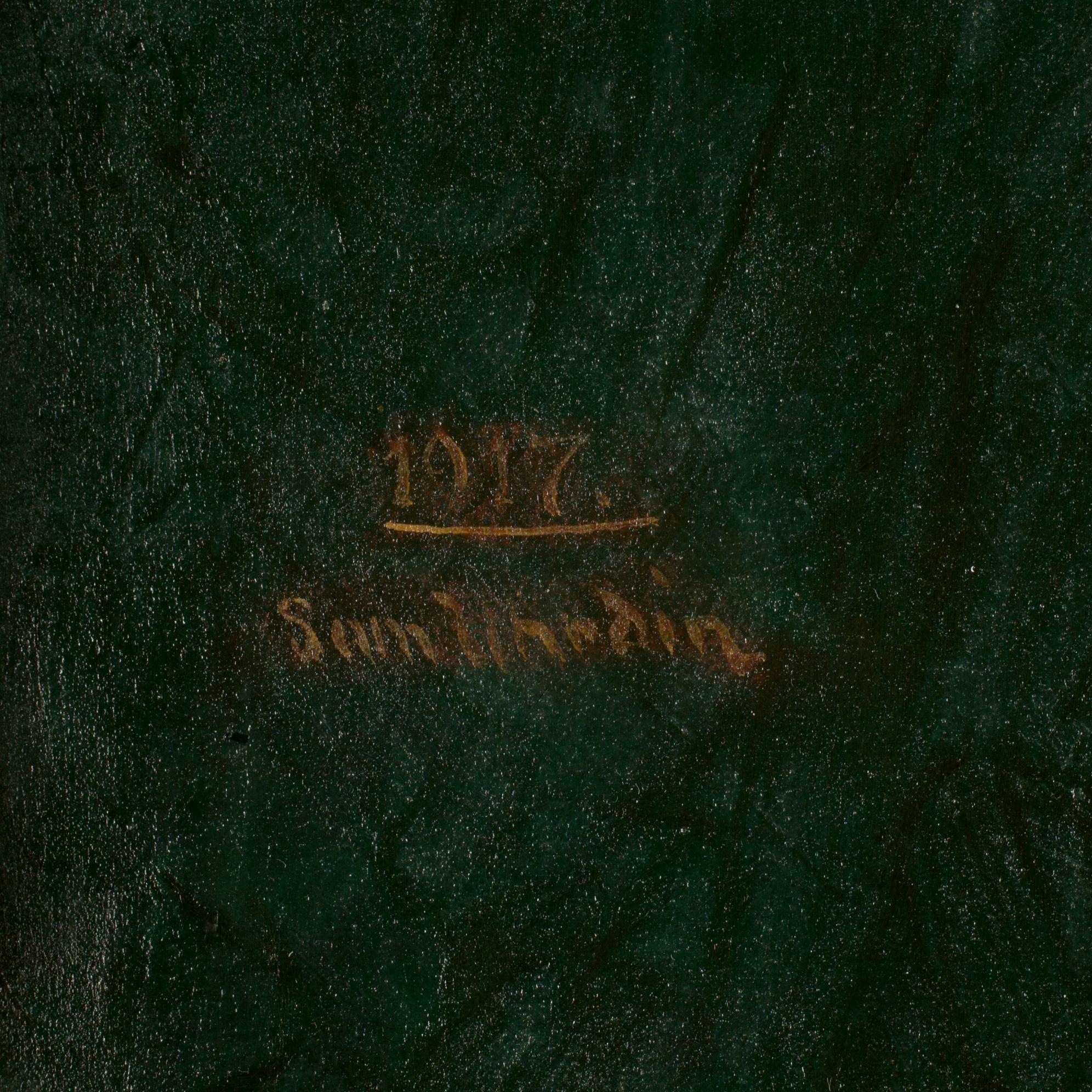 SAM UHRDIN, olja på duk. Sign och dat 1917.