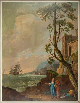 Wall painting, 5, early 19th Century, oil on canvas/panel.