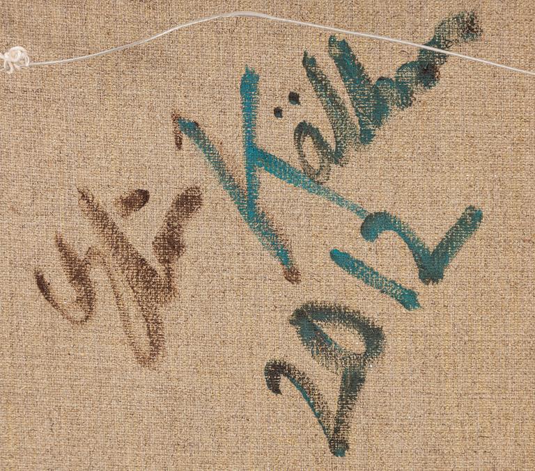 Elin Källman, Portrait in half profile.