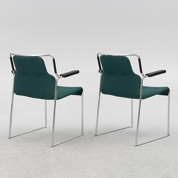 Bruno Mathsson, a set of 10  "Mia" chairs, Bruno Mathsson International.