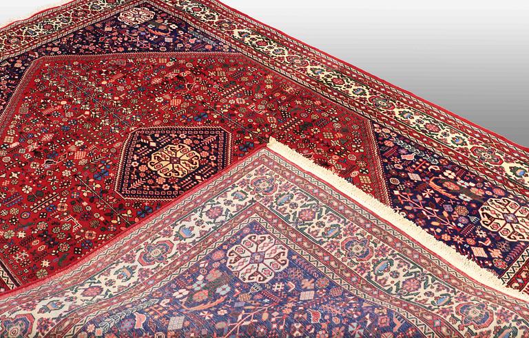 A carpet, Abadeh, around 305 x 205.