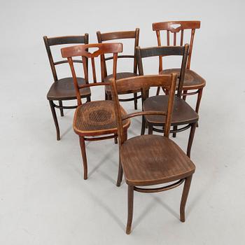 Stolar 6 st Thonet 1900-talets första hälft.