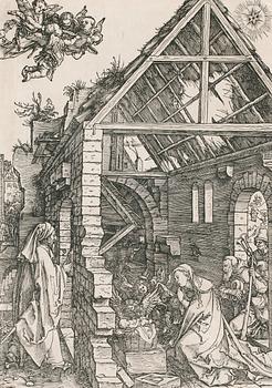 343. Albrecht Dürer, "The adoration of the shepherds (The nativity)", from: "The life of the Virgin".