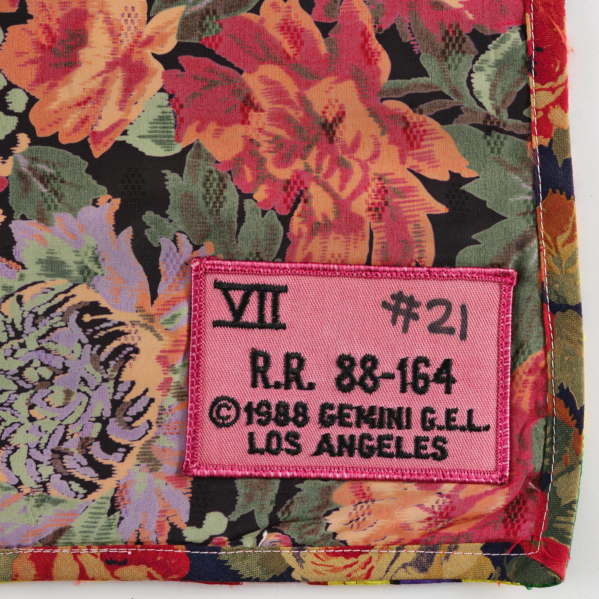 Robert Rauschenberg, "Samarkand Stitches VII".