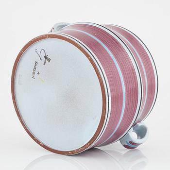 Stig Lindberg, an earthenware pot, Gustavsberg Studio, Sweden.
