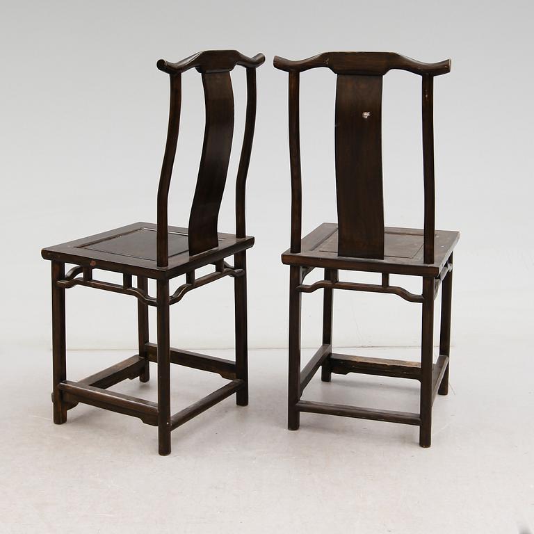 STOLAR, 1 par, orientaliska, 1900-tal.