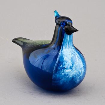 FIGURIN, fågel, glas, Oivo Toikka, Iittala, sign 1999.