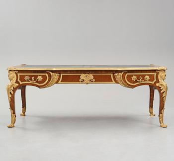 A Régence style, Ormolu - Mounted Bureau Plat, around year 1900.