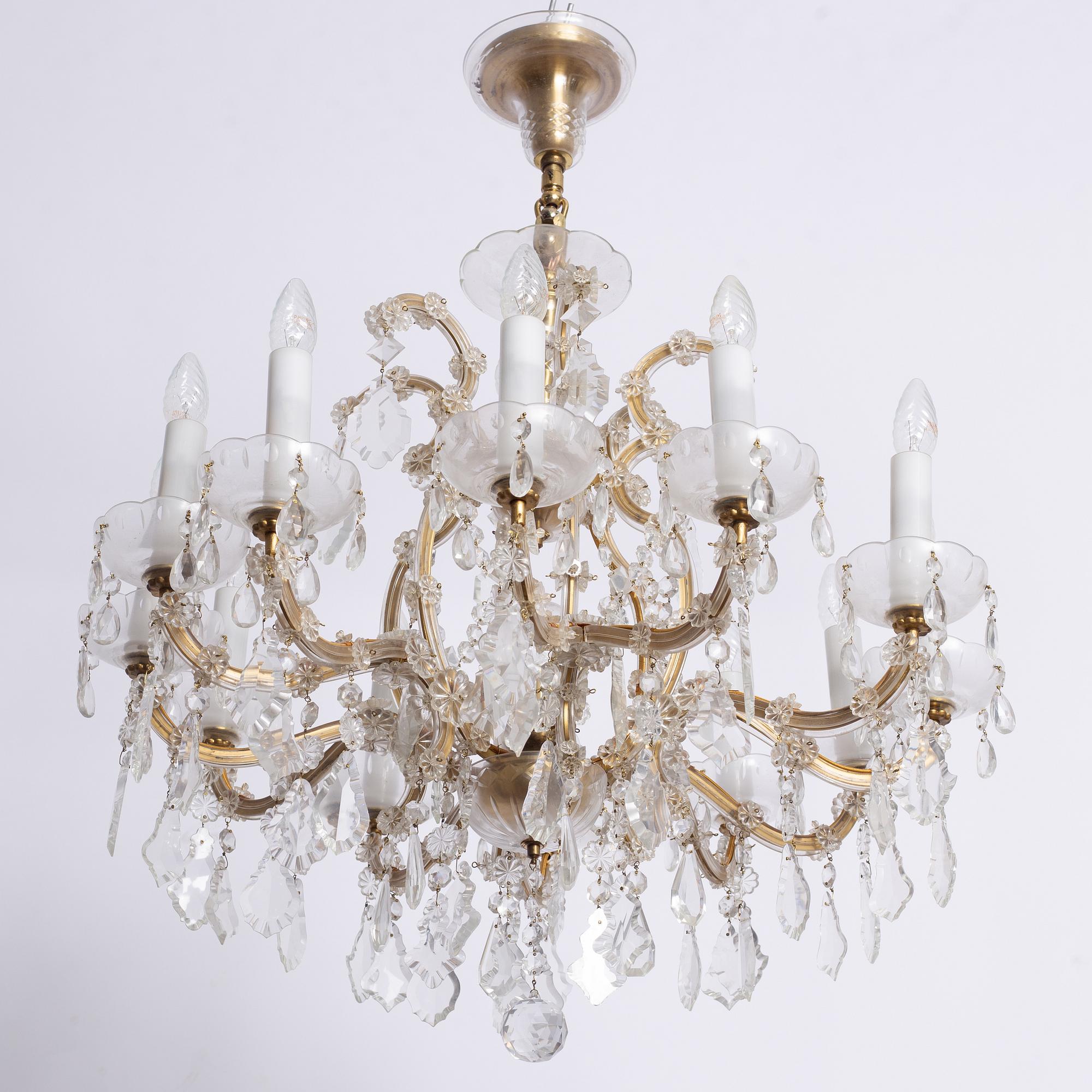 Ljuskrona venetiansk stil, 1900-tal.