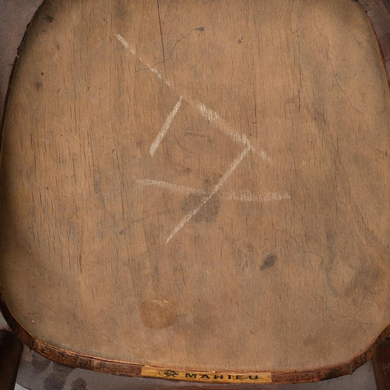 a set of four chairs, early 20th century.