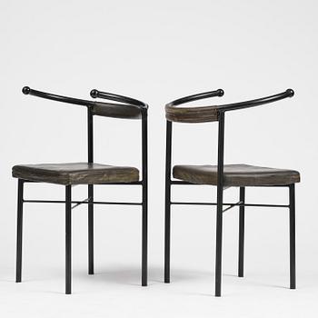 Jonas Bohlin, a set of four "Point" chairs, Källemo, Värnamo, post 1985.