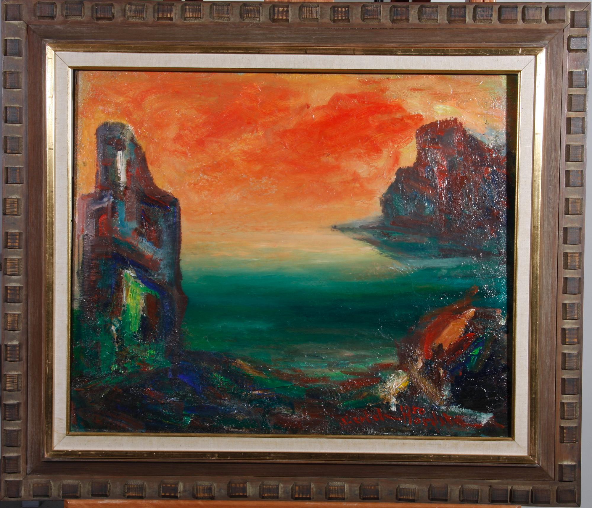 BERTEL-NORDSTRÖM, "BERTEL". Olja på duk. Sign o dat 1950.